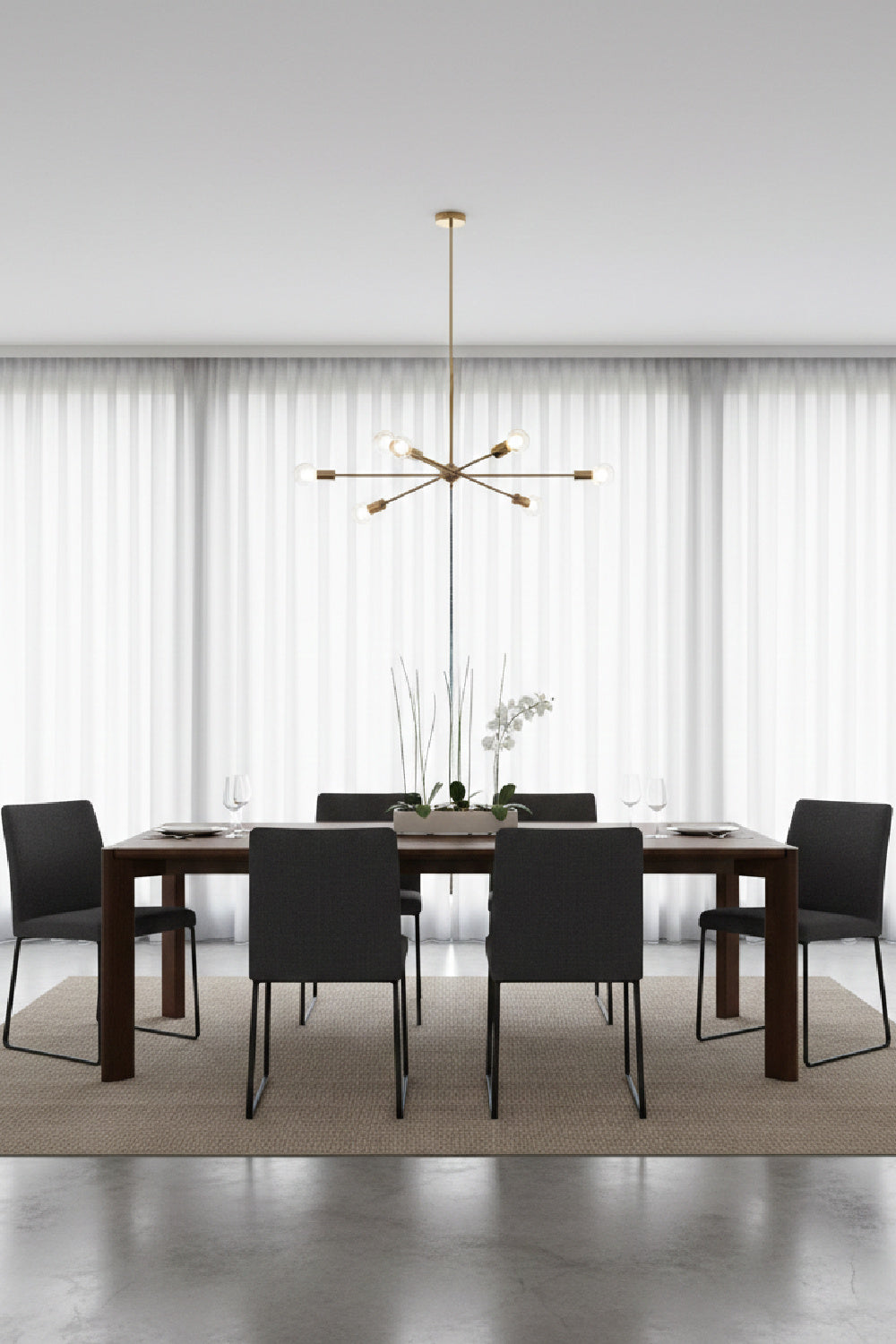   Modern European furniture - Walnut-Stained Ash Dining Table L - www.oroa.com | Oroa.com