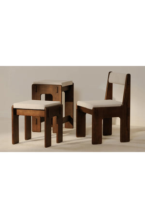   Modern European furniture - Wooden Padded Seat Counter Stool - www.oroa.com | Oroa.com