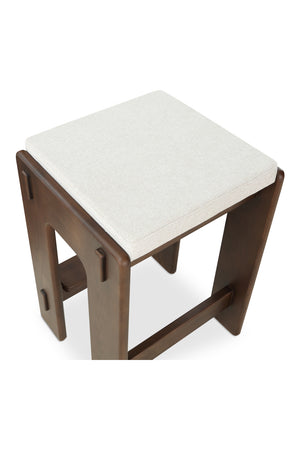   Modern European furniture - Wooden Padded Seat Counter Stool - www.oroa.com | Oroa.com