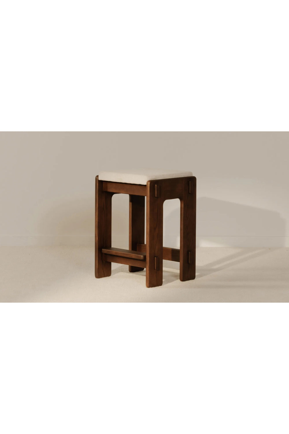   Modern European furniture - Wooden Padded Seat Counter Stool - www.oroa.com | Oroa.com