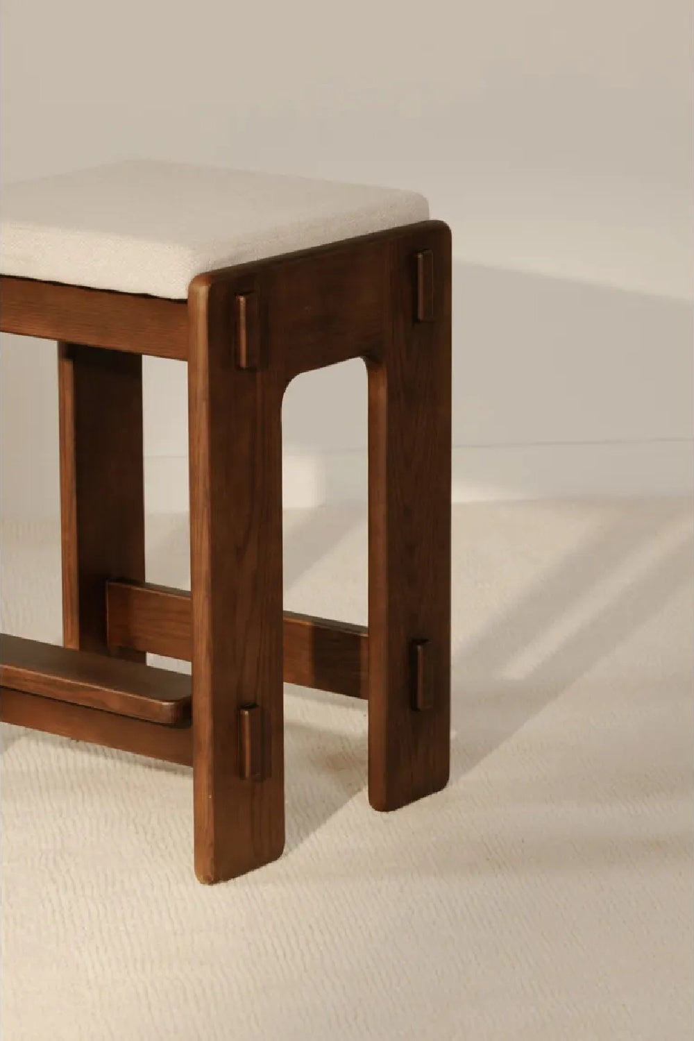   Modern European furniture - Wooden Padded Seat Counter Stool - www.oroa.com | Oroa.com