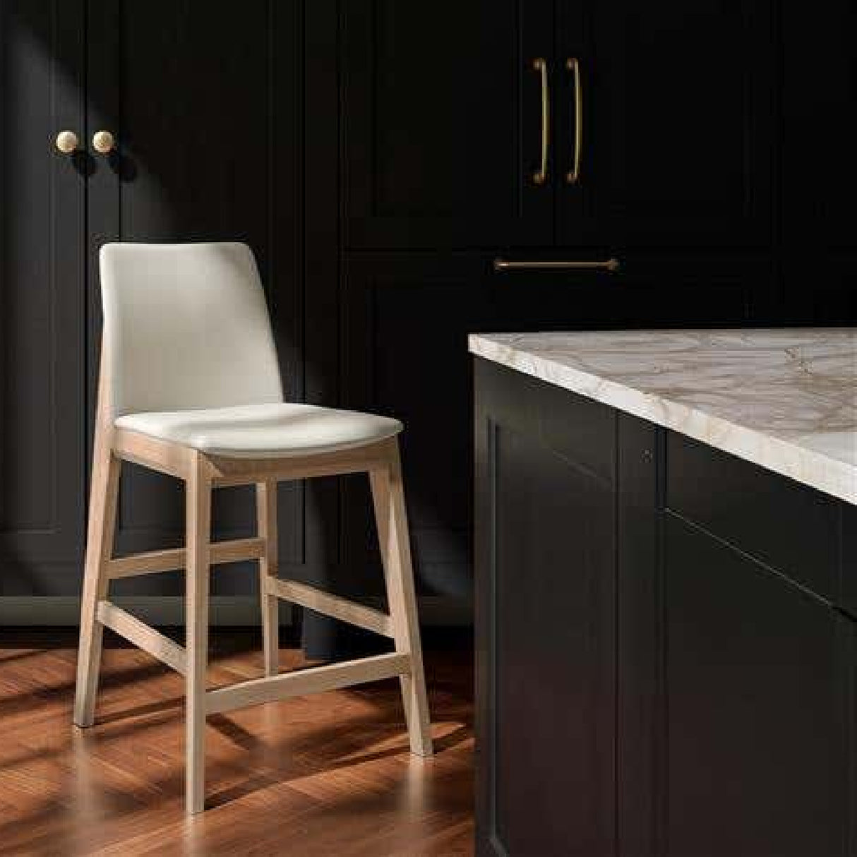   Modern European furniture - Vegan Leather Counter Stool - www.oroa.com | Oroa.com