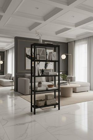   Modern European furniture - Oak Veneer Wood Bookcase - www.oroa.com | Oroa.com