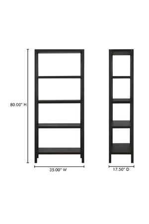   Modern European furniture - Oak Veneer Wood Bookcase - www.oroa.com | Oroa.com
