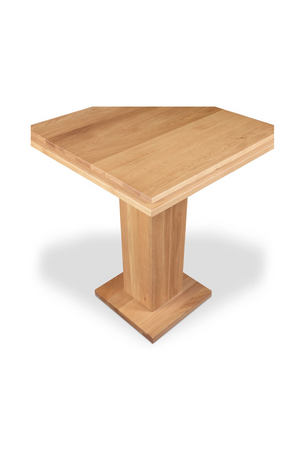   Modern European furniture - Natural Oak Square Bar Table - www.oroa.com | Oroa.com