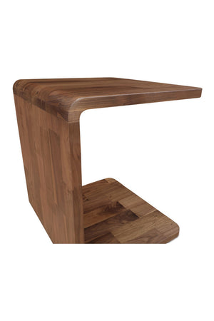   Modern European furniture - C-Shape Oak Side Table - www.oroa.com | Oroa.com