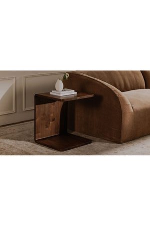   Modern European furniture - C-Shape Oak Side Table - www.oroa.com | Oroa.com