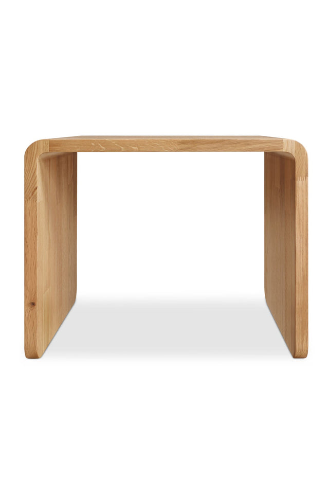 Modern European furniture - C-Shape Oak Side Table - www.oroa.com
