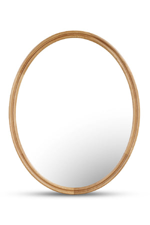   Modern European furniture - Oak Oval Wall Mirror - www.oroa.com | Oroa.com