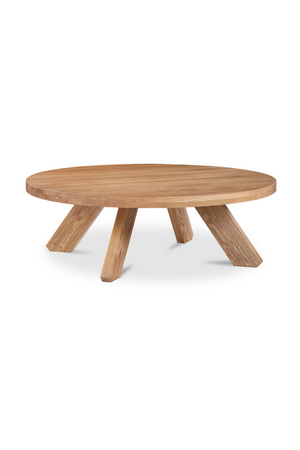   Modern European furniture - Solid Oak Round Coffee Table - www.oroa.com | Oroa.com