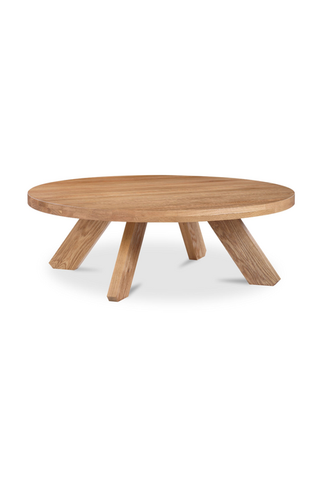   Modern European furniture - Solid Oak Round Coffee Table - www.oroa.com | Oroa.com