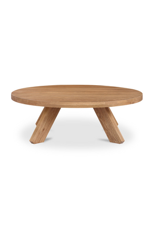   Modern European furniture - Solid Oak Round Coffee Table - www.oroa.com | Oroa.com
