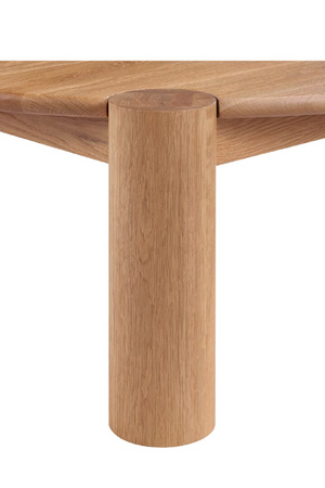   Modern European furniture - 3-Legged Solid Oak Coffee Table - www.oroa.com | Oroa.com