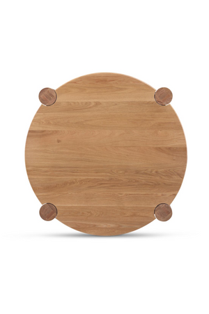   Modern European furniture - 3-Legged Solid Oak Coffee Table - www.oroa.com | Oroa.com