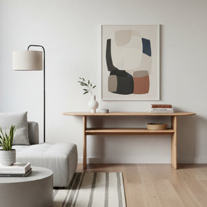   Modern European furniture - Solid Natural Oak Console Table - www.oroa.com | Oroa.com