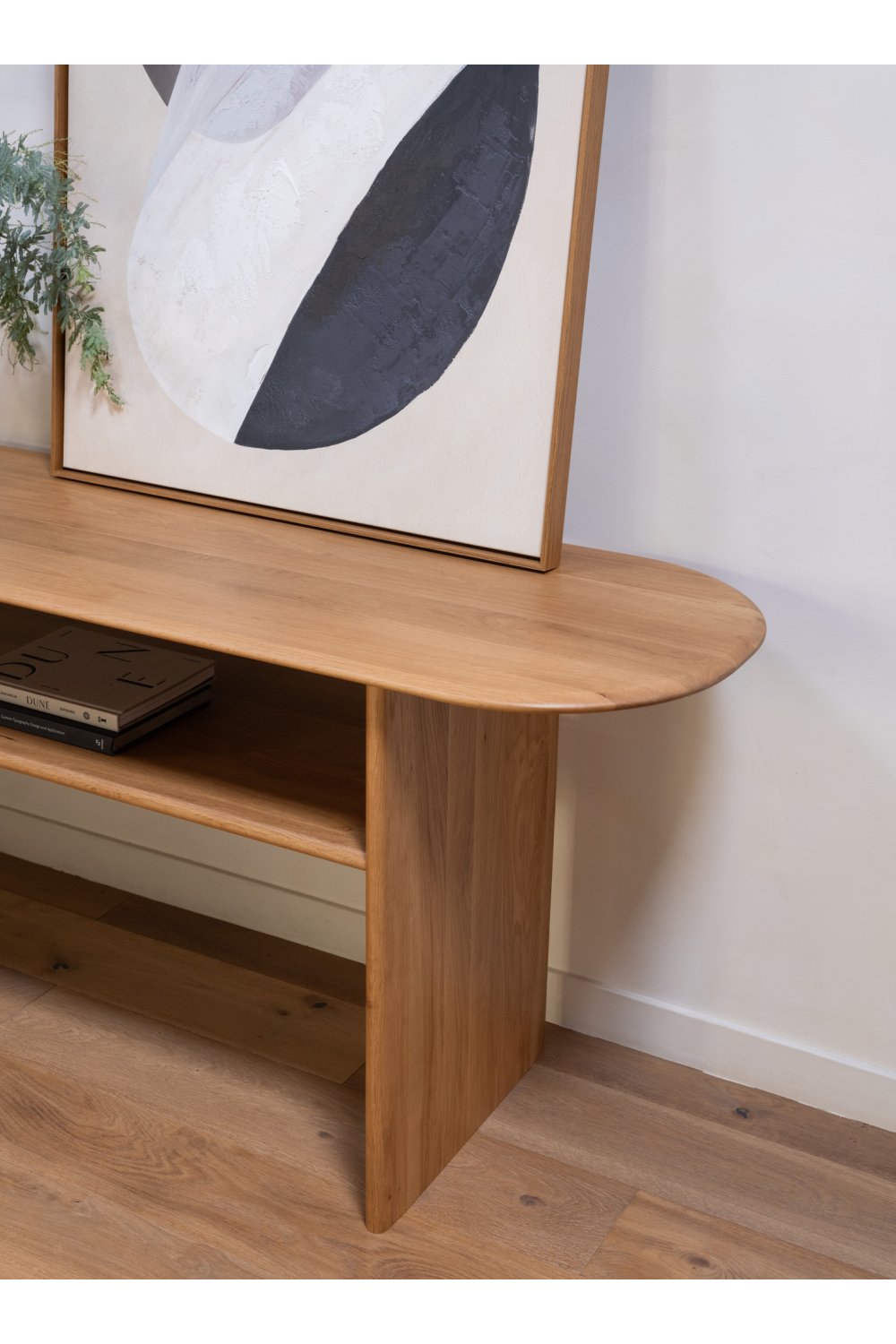  Modern European furniture - Solid Natural Oak Console Table - www.oroa.com | Oroa.com
