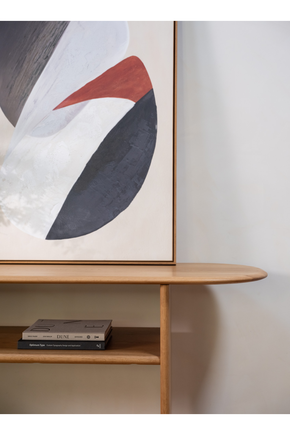   Modern European furniture - Solid Natural Oak Console Table - www.oroa.com | Oroa.com