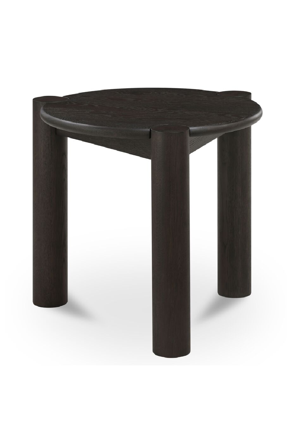   Modern European furniture - 3-Legged Solid Oak Side Table - www.oroa.com | Oroa.com