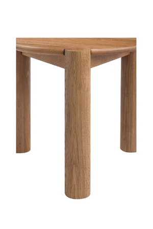   Modern European furniture - 3-Legged Solid Oak Side Table - www.oroa.com | Oroa.com