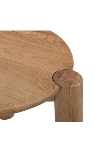   Modern European furniture - 3-Legged Solid Oak Side Table - www.oroa.com | Oroa.com