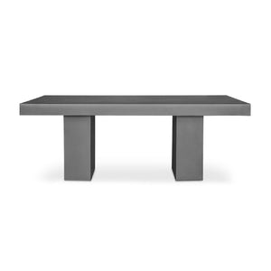   Modern European furniture - Gray Concrete Outdoor Dining Table - www.oroa.com | Oroa.com