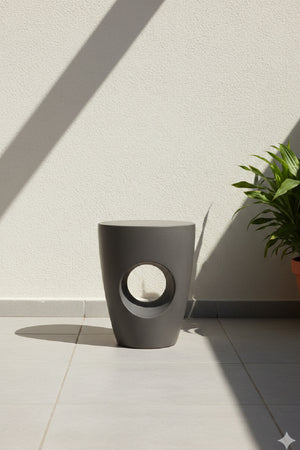   Modern European furniture - Round Cutout Indoor/Outdoor Stool - www.oroa.com | Oroa.com