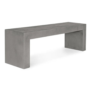   Modern European furniture - 3-Seater Concrete Indoor/Outdoor Bench - www.oroa.com | Oroa.com
