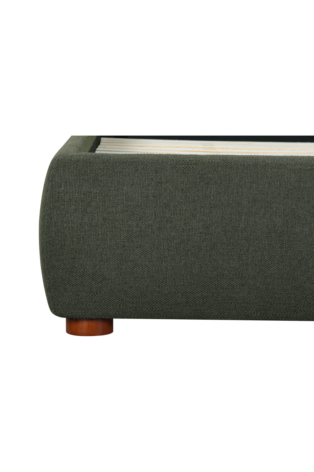   Modern European furniture - Green Tall Headboard King Bed - www.oroa.com | Oroa.com