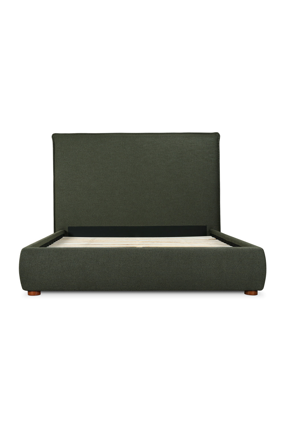   Modern European furniture - Green Tall Headboard King Bed - www.oroa.com | Oroa.com