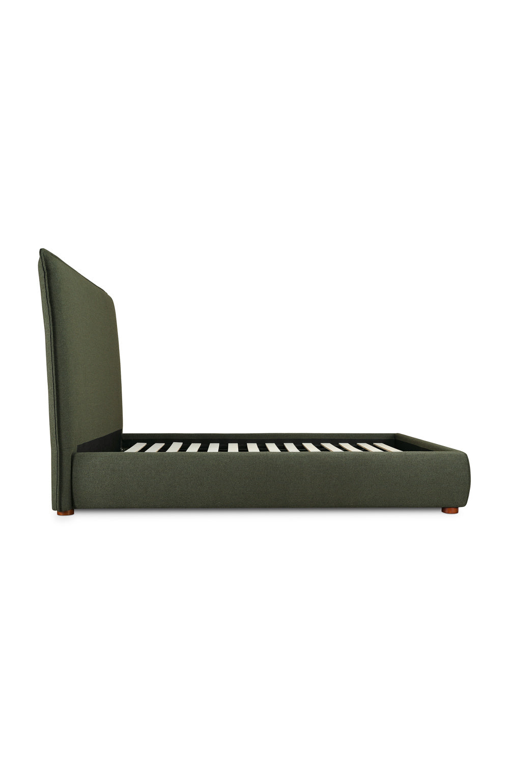   Modern European furniture - Green Tall Headboard King Bed - www.oroa.com | Oroa.com