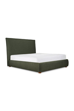   Modern European furniture - Green Tall Headboard King Bed - www.oroa.com | Oroa.com