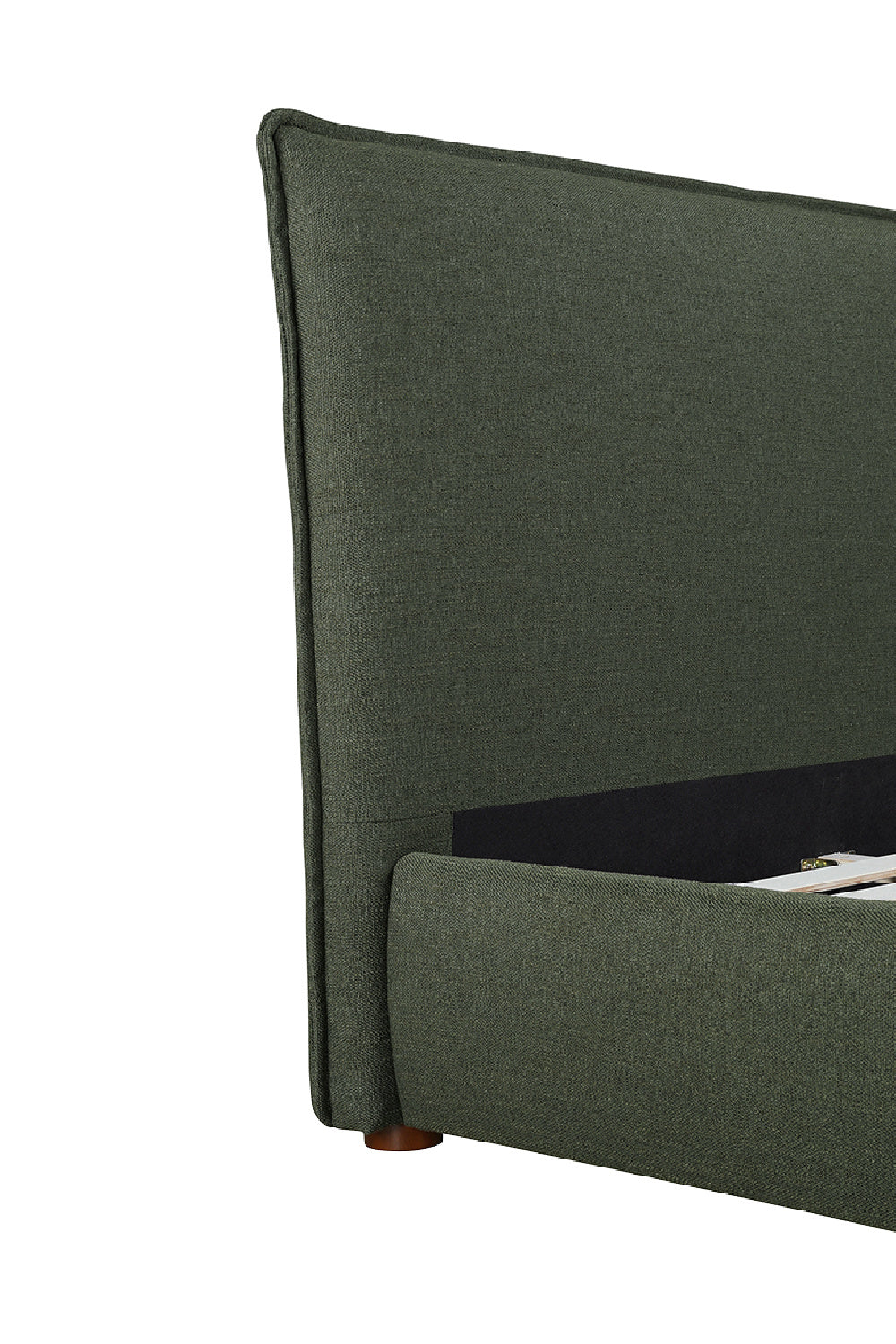   Modern European furniture - Green Tall Headboard King Bed - www.oroa.com | Oroa.com