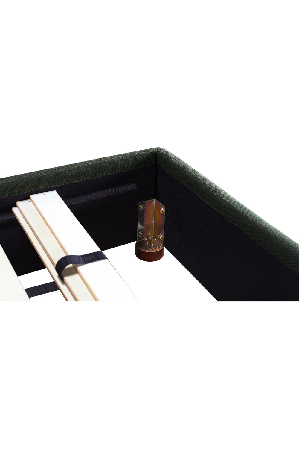   Modern European furniture - Green Tall Headboard King Bed - www.oroa.com | Oroa.com