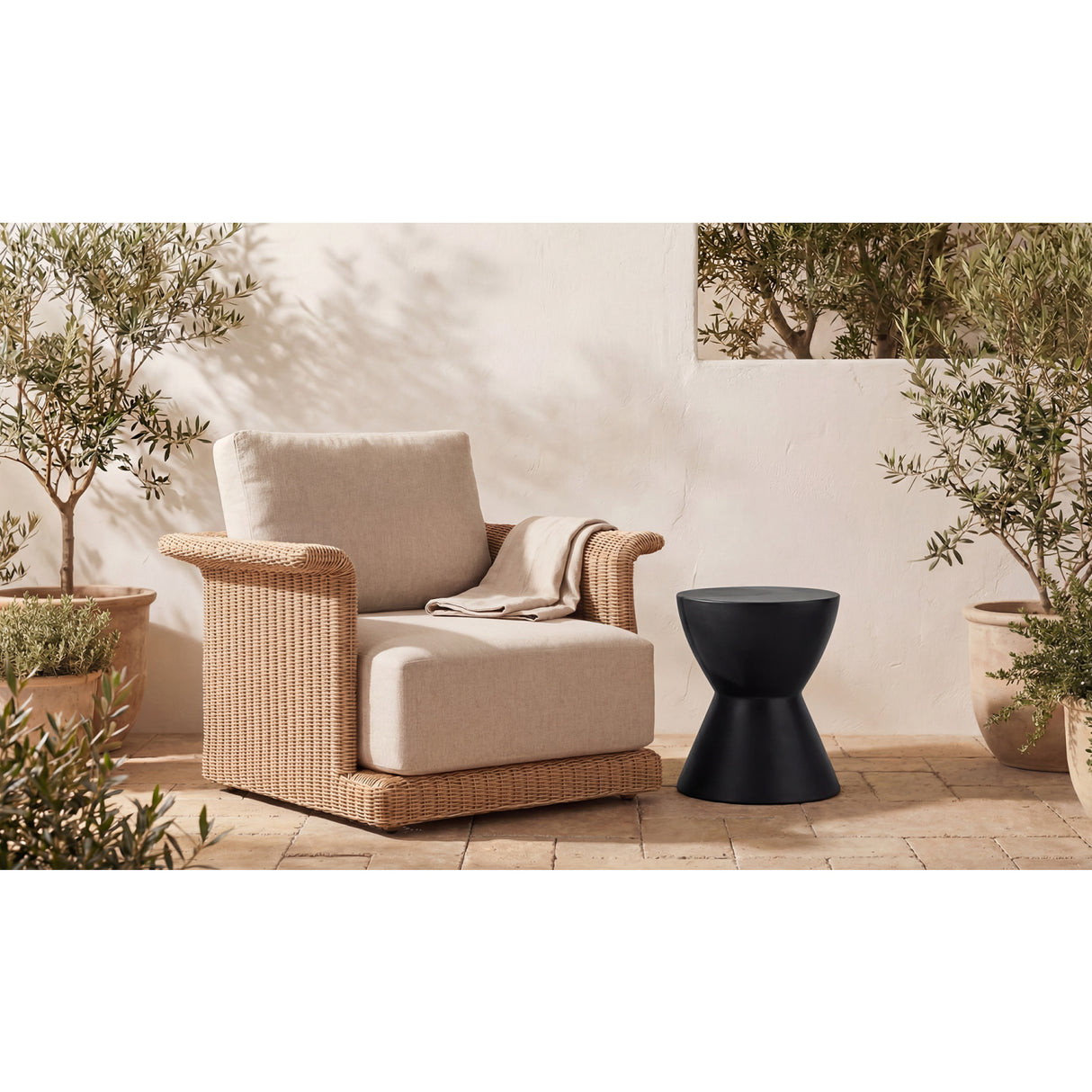   Modern European furniture - Contoured Indoor/Outdoor Stool - www.oroa.com | Oroa.com