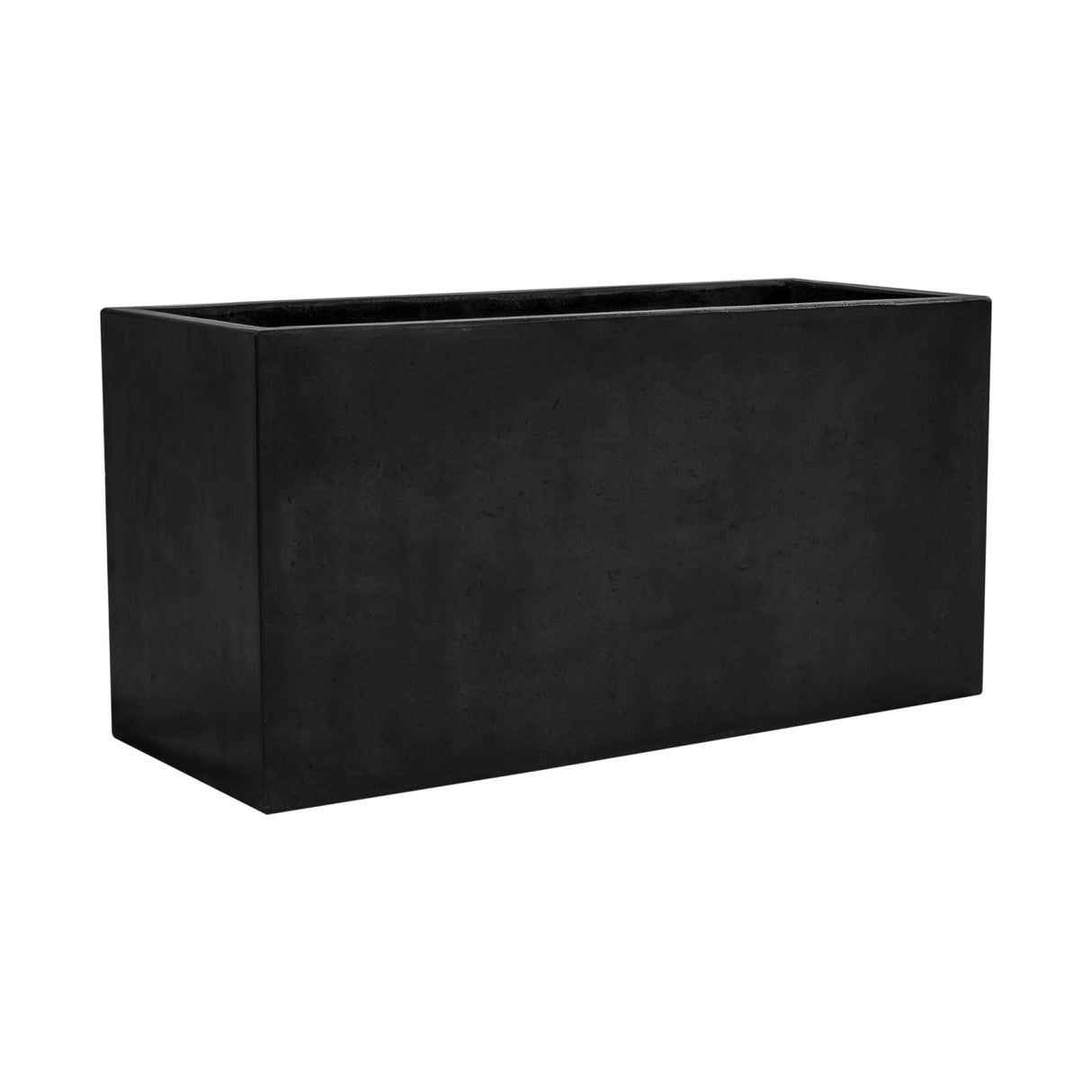   Modern European furniture - Black Concrete Indoor/Outdoor Planter - www.oroa.com | Oroa.com
