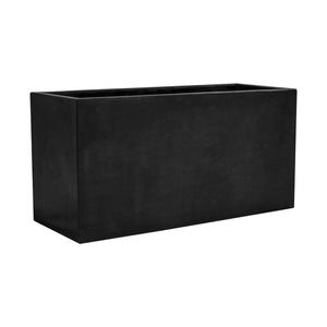   Modern European furniture - Black Concrete Indoor/Outdoor Planter - www.oroa.com | Oroa.com