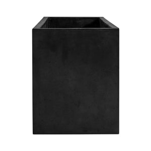   Modern European furniture - Black Concrete Indoor/Outdoor Planter - www.oroa.com | Oroa.com