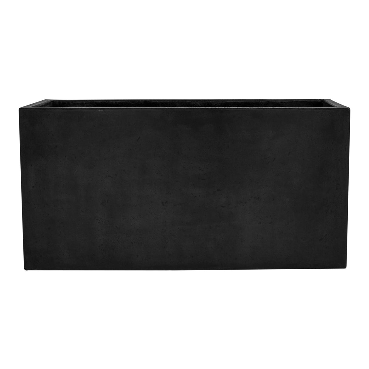   Modern European furniture - Black Concrete Indoor/Outdoor Planter - www.oroa.com | Oroa.com