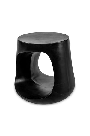   Modern European furniture - Black Oval Indoor/Outdoor Stool - www.oroa.com | Oroa.com