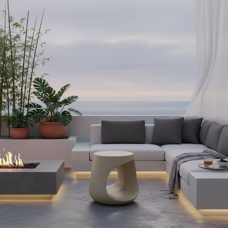   Modern European furniture - Monolithic Concrete Indoor/Outdoor Stool - www.oroa.com | Oroa.com