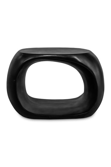   Modern European furniture - Black Sculptural Indoor/Outdoor Stool - www.oroa.com | Oroa.com