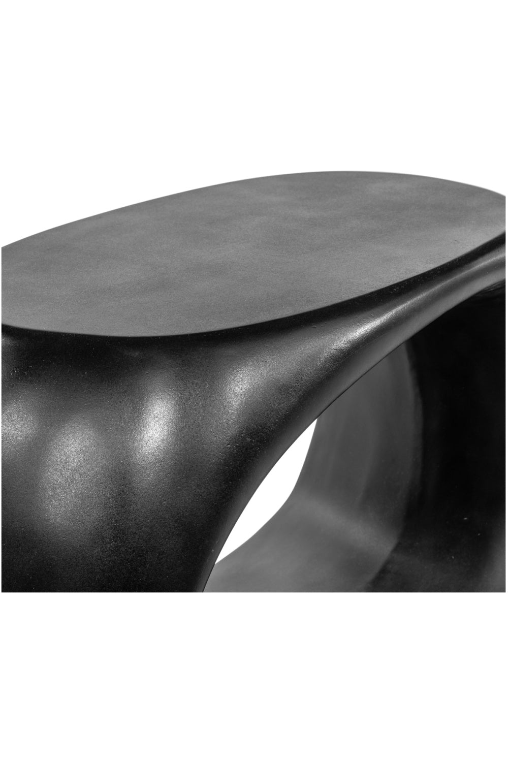   Modern European furniture - Black Sculptural Indoor/Outdoor Stool - www.oroa.com | Oroa.com