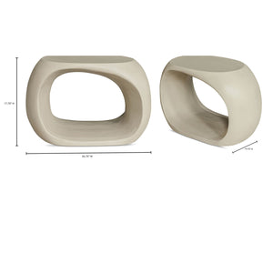   Modern European furniture - Carved Concrete Indoor/Outdoor Stool - www.oroa.com | Oroa.com