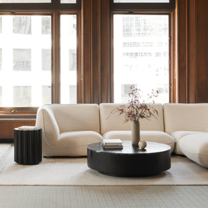   Modern European furniture - Scalloped Indoor/Outdoor Accent Table - www.oroa.com | Oroa.com