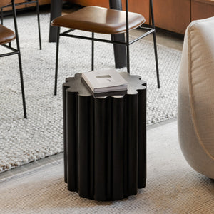   Modern European furniture - Scalloped Indoor/Outdoor Accent Table - www.oroa.com | Oroa.com
