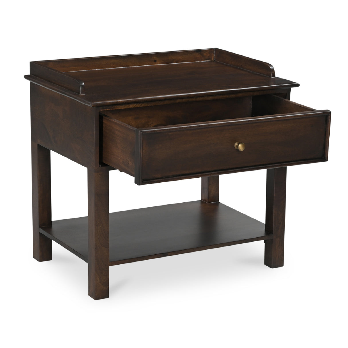   Modern European furniture - Brown Mango Wood Nightstand - www.oroa.com | Oroa.com