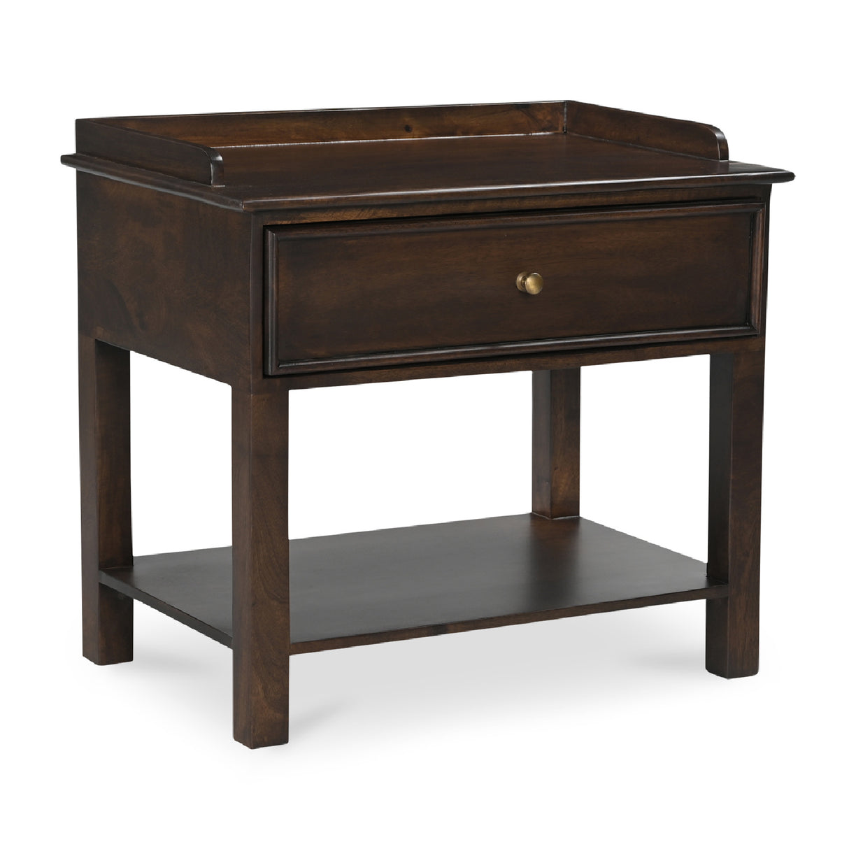   Modern European furniture - Brown Mango Wood Nightstand - www.oroa.com | Oroa.com