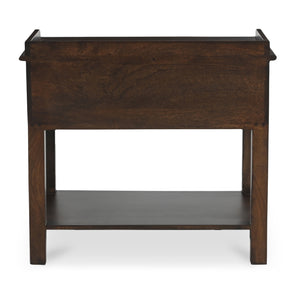   Modern European furniture - Brown Mango Wood Nightstand - www.oroa.com | Oroa.com