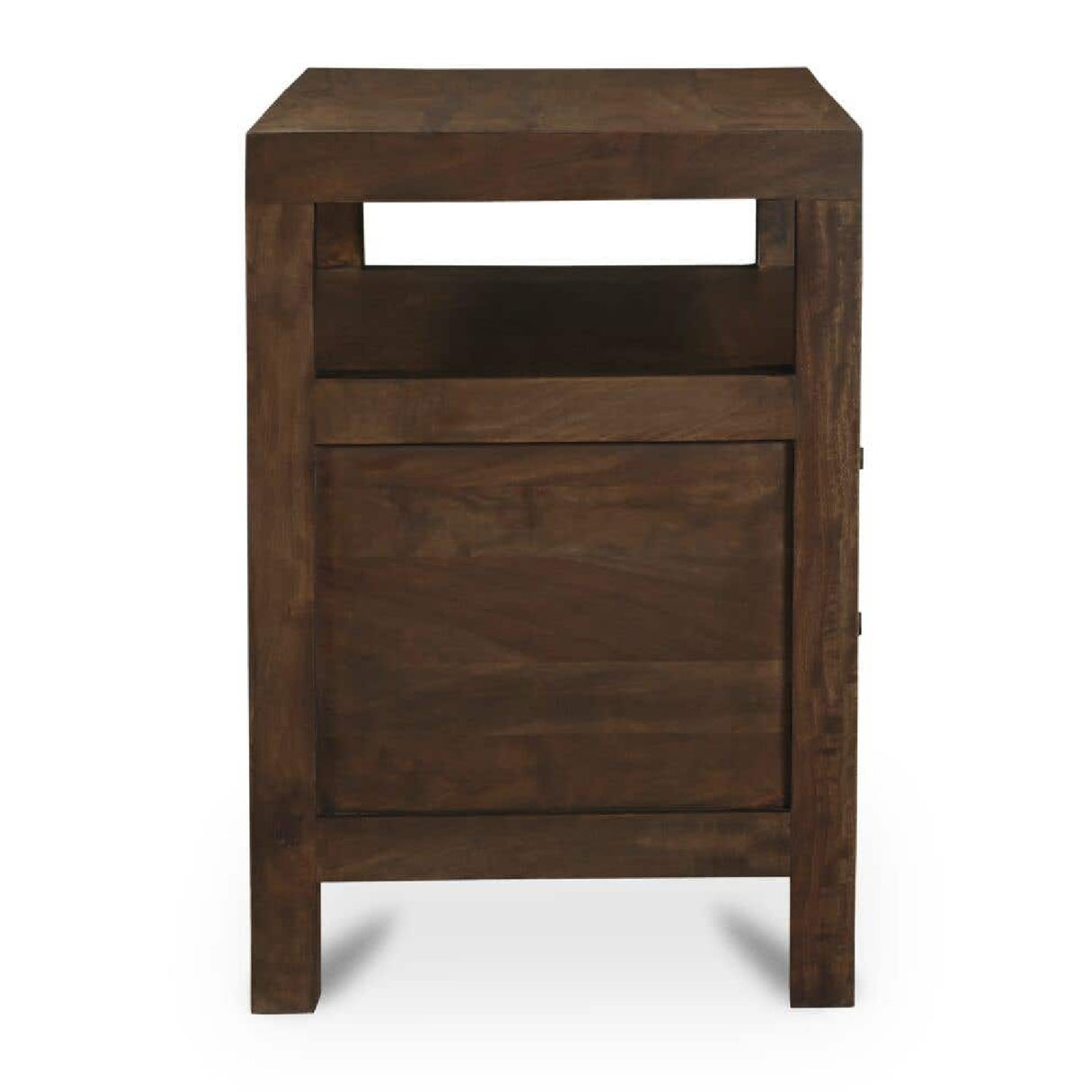   Modern European furniture - Brown Wooden 2-Drawer Nightstand - www.oroa.com | Oroa.com