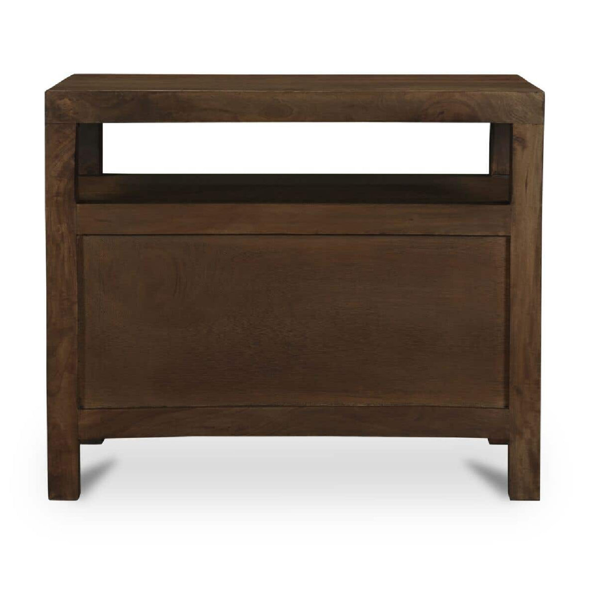   Modern European furniture - Brown Wooden 2-Drawer Nightstand - www.oroa.com | Oroa.com